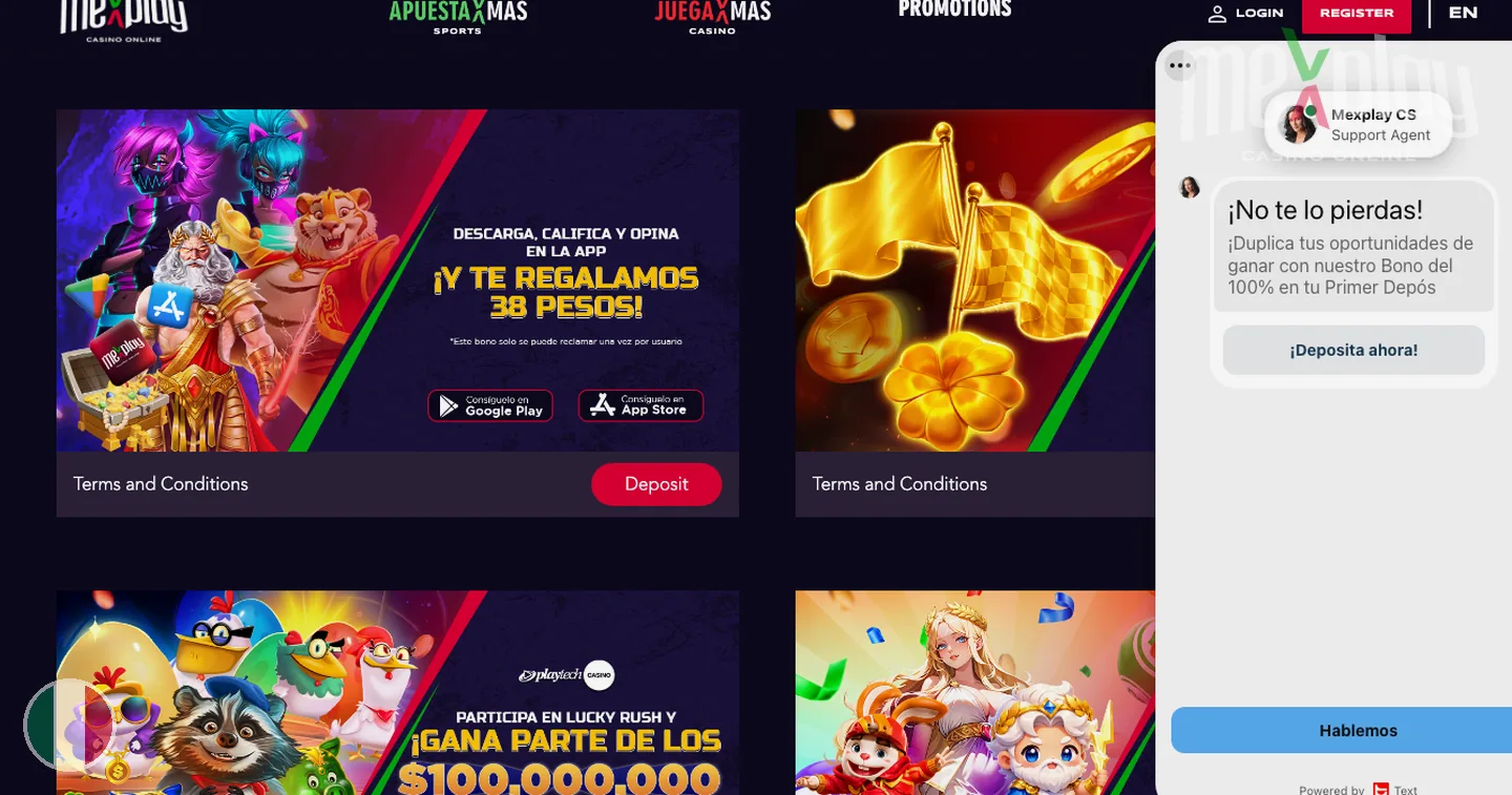 MexPlay table games